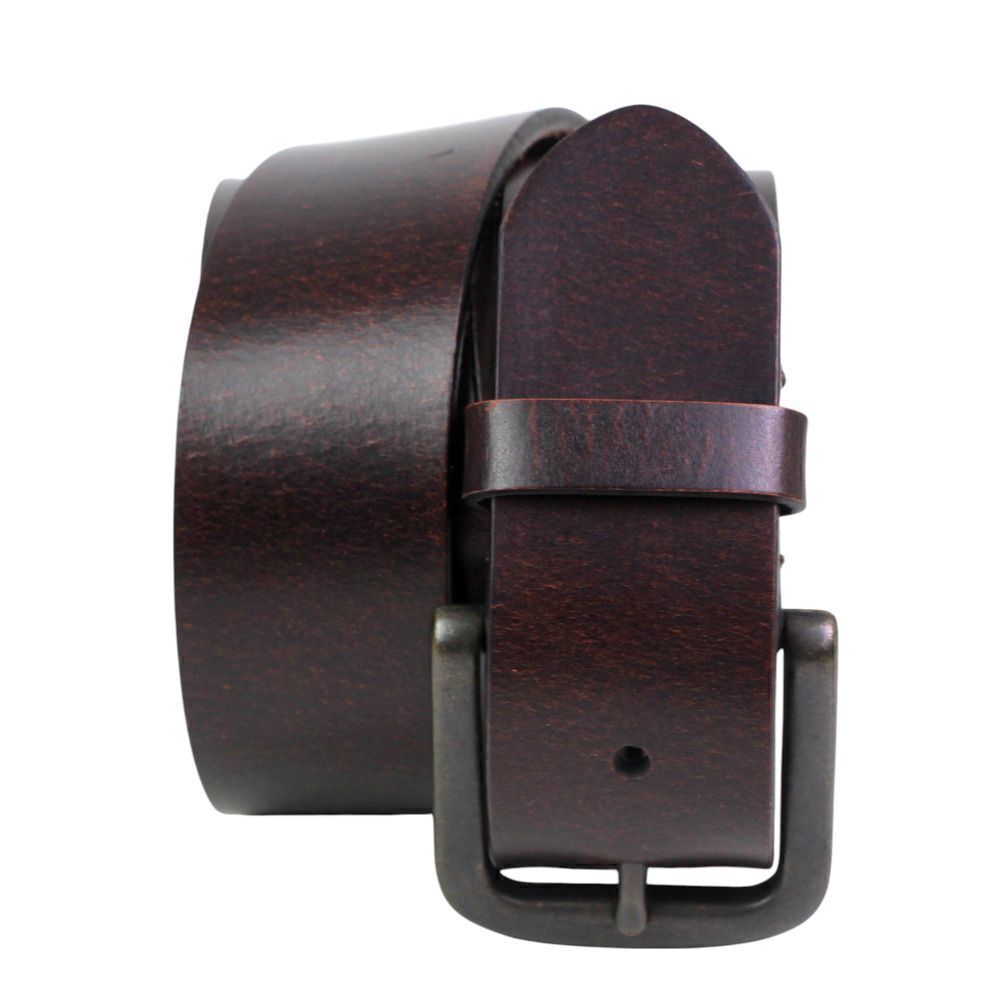 Levi's DARK BROWN GENUINE LEATHER 1 3/8"Wd DRESS CASUAL MEN'S BELT Sz 32/80 (A69